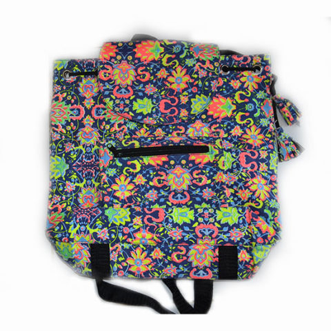 Colourful Backpack - Blue