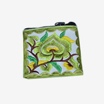 Floral Pouch XS - Green