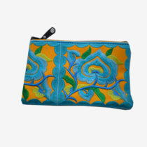 Floral Pouch S - Yellow/Blue