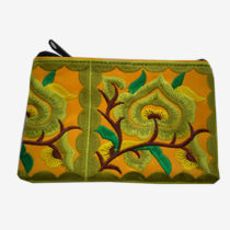 Floral Pouch S - Yellow
