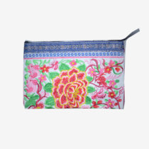 Floral Clutch - White