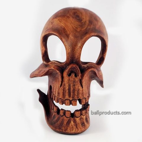 Skull Mask Suar Wood