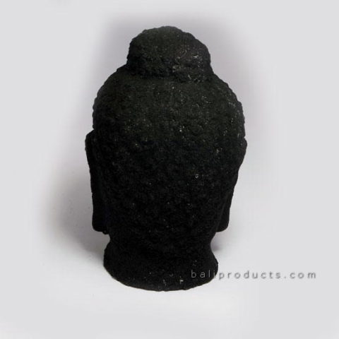 Black Stone Buddha Head 8cm