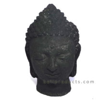 Black Stone Buddha Head 17cm