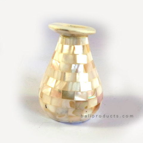 Small Shell Mosaic Vase