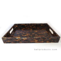 Penshell Serving Tray Brown