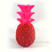 RESIN PINEAPPLE RED PINK L