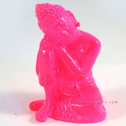 Resin Sleeping Buddha Pink