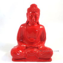 Resin Buddha Plain Red