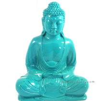 Resin Buddha Plain Blue
