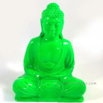Resin Buddha Plain Green