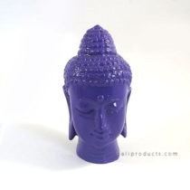 Resin Buddha Head Blue