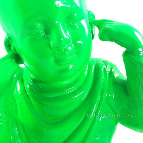 Resin Monk Closing Ear Green