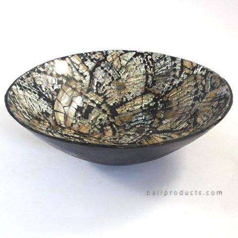 Crushed Shell Round Bowl