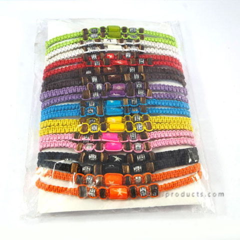 Set 20 Bracelet Leather Multi Color