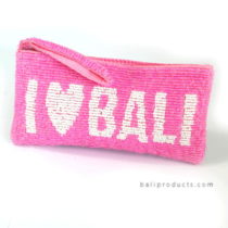 Beads Pouch 'I Love Bali'
