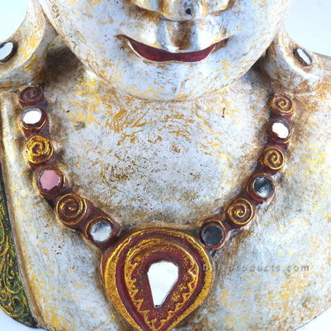 Buddha Head Antique Gold