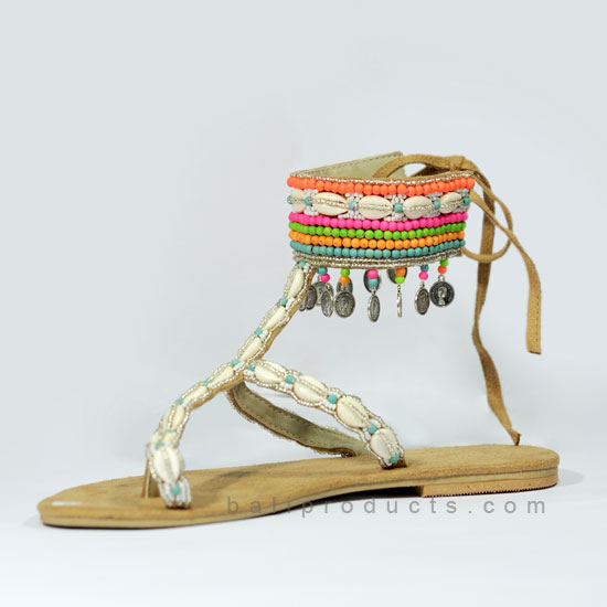 Bali Bead Sandal Multi Color Motive