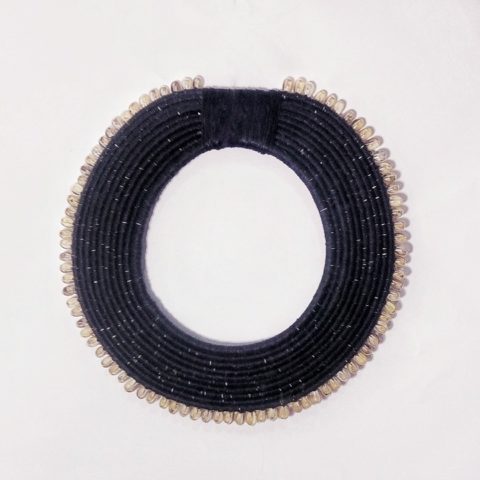 Walldecor Circle Black Yarn