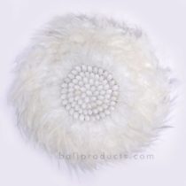 Circle Feather White
