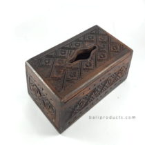 Carving Wood Tissue Box