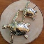 Brass Figurine Crabs